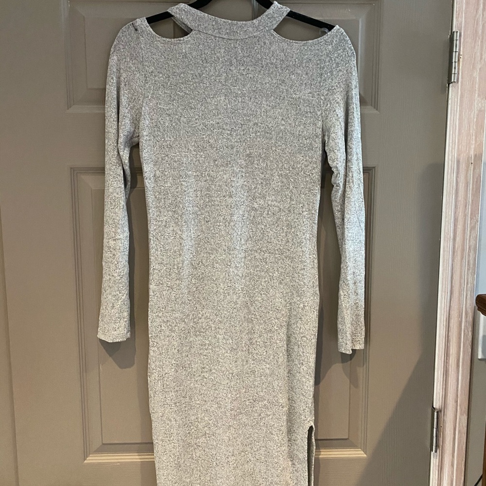 Midi Cold Shoulder Dress